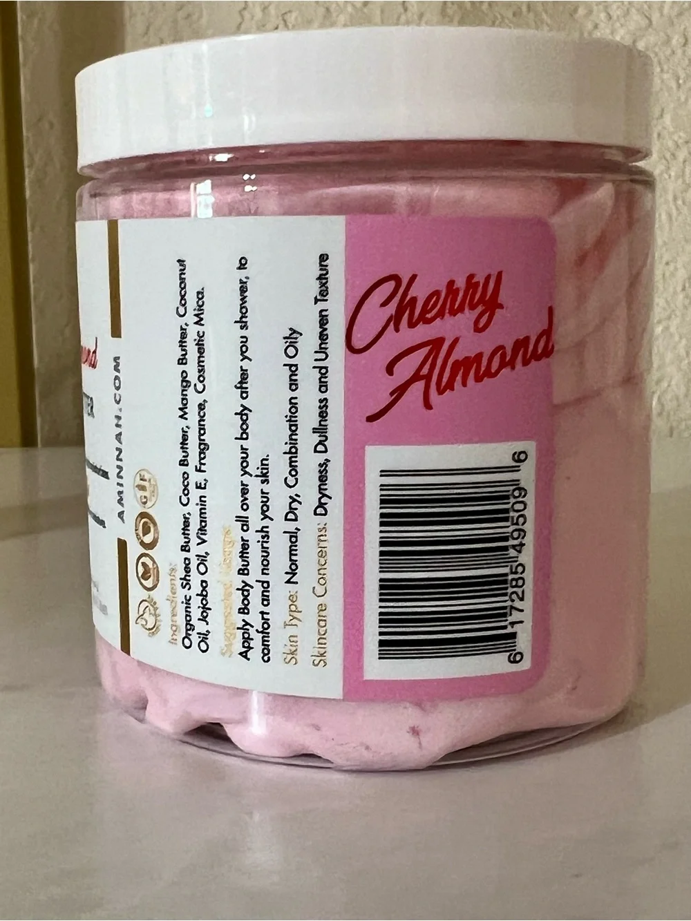 Aminnah Cherry Almond Whipped Body Butter